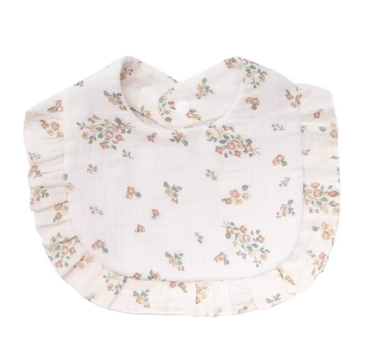 Muslin frill bibs