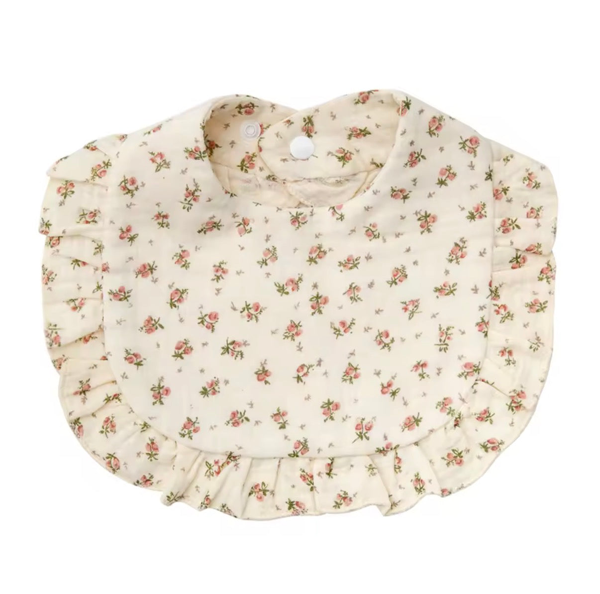 Muslin frill bibs
