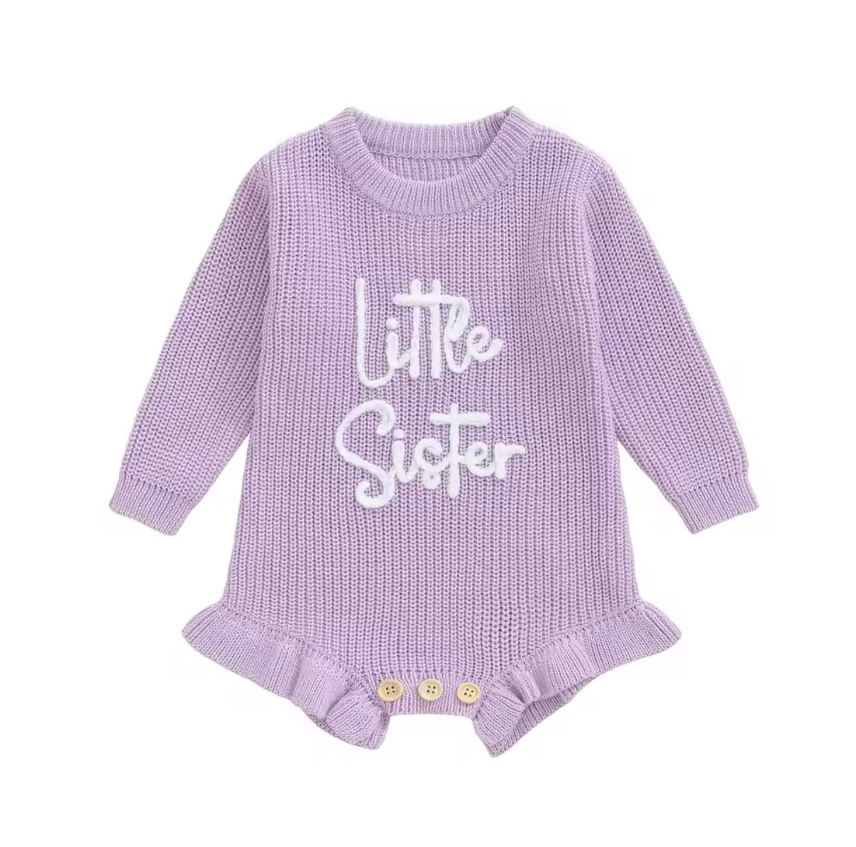 Little sister frill leg romper PREORDER