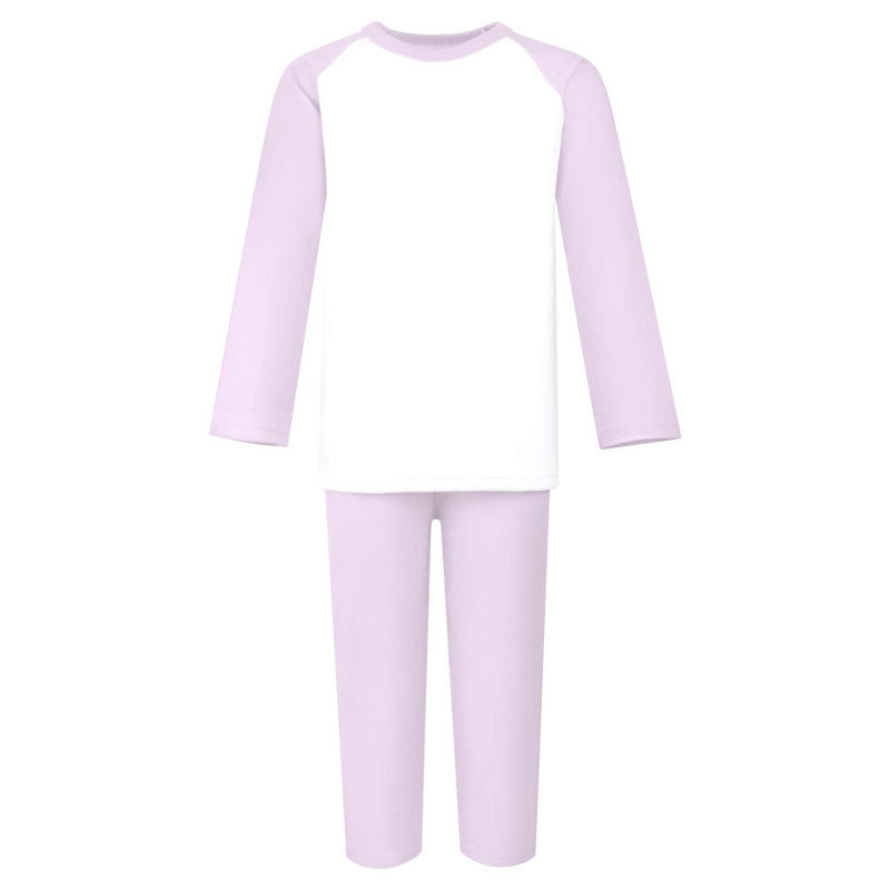 Personalised valentines plain cotton pyjamas