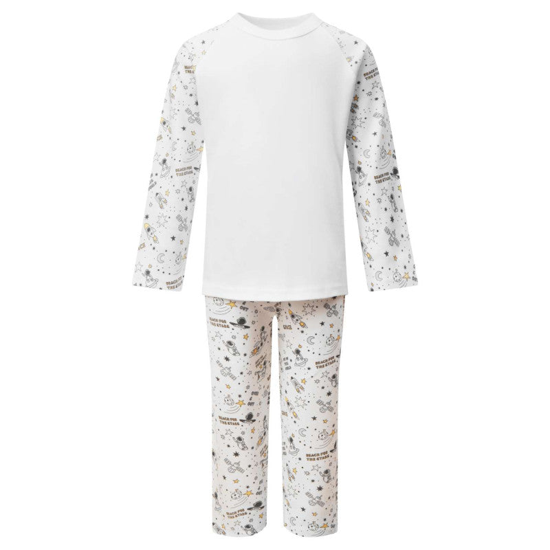 Personalised cotton printed pyjamas