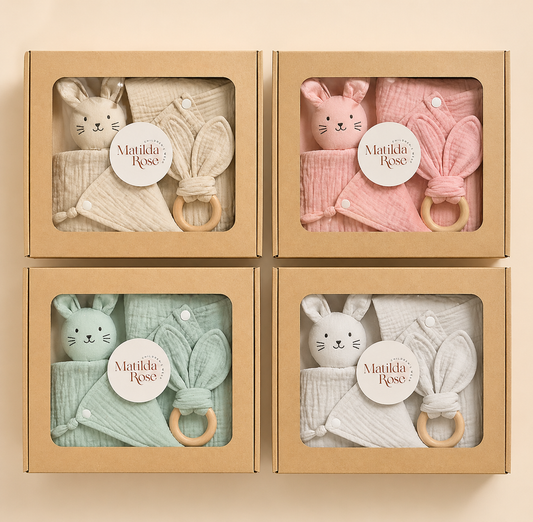Baby gift box - 3pc muslin set