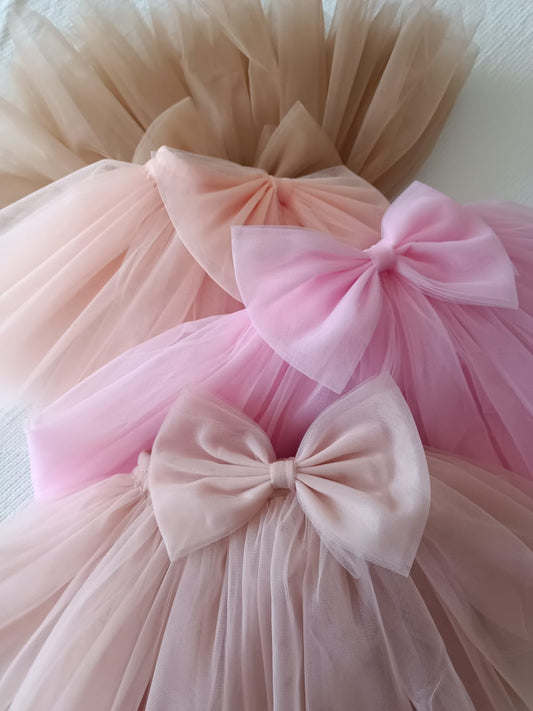 Tulle bow handmade tutu (PREORDER)