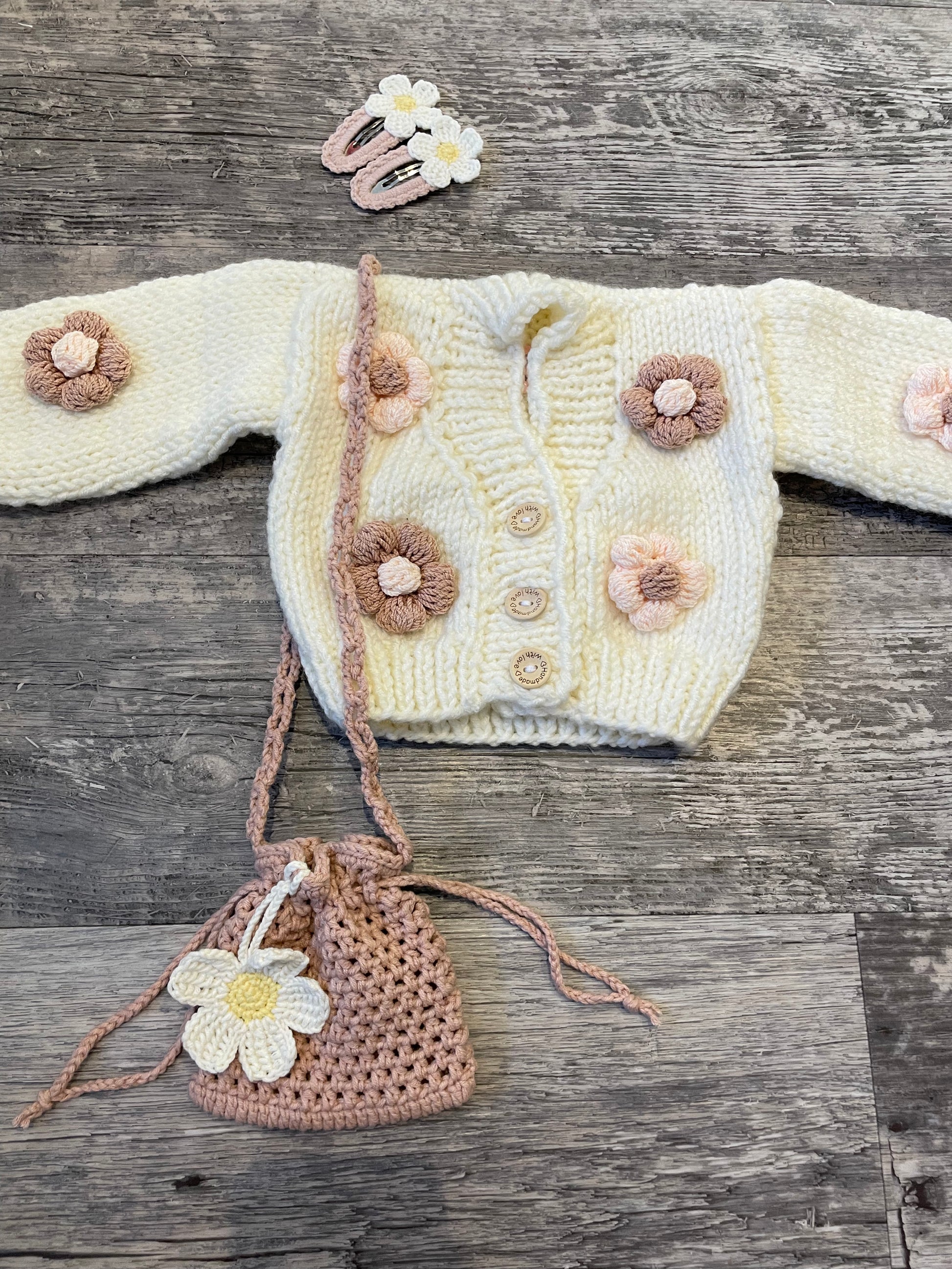 Hand knitted baby sales cardigans for sale