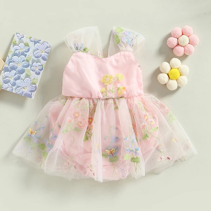 Forget me not romper - Pink
