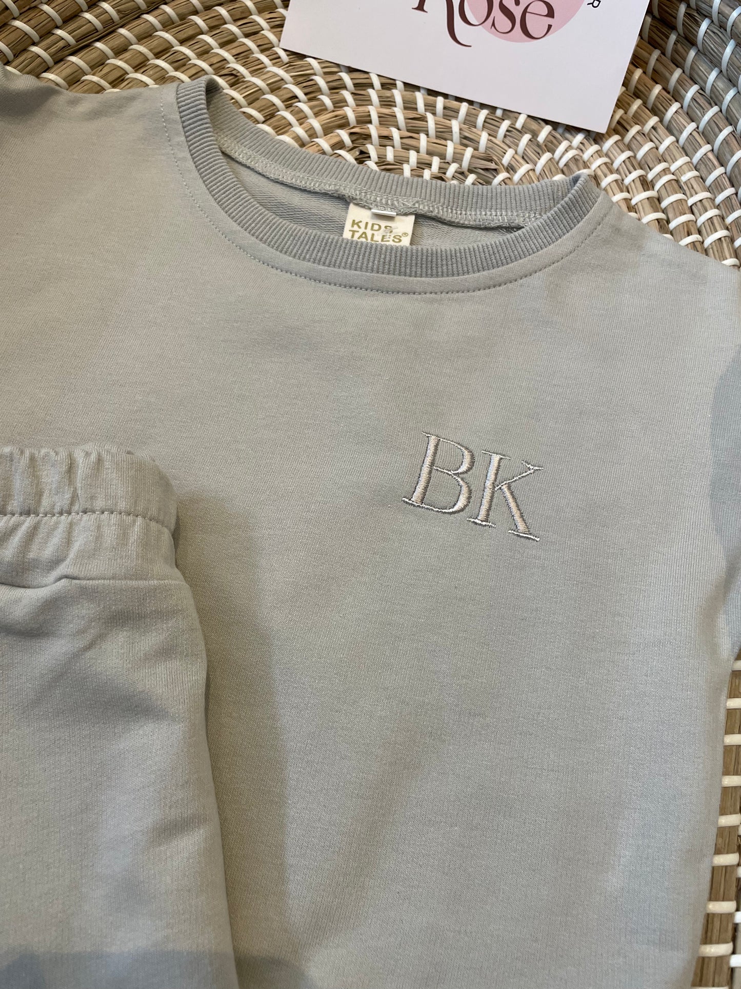Stone T-shirt and shorts