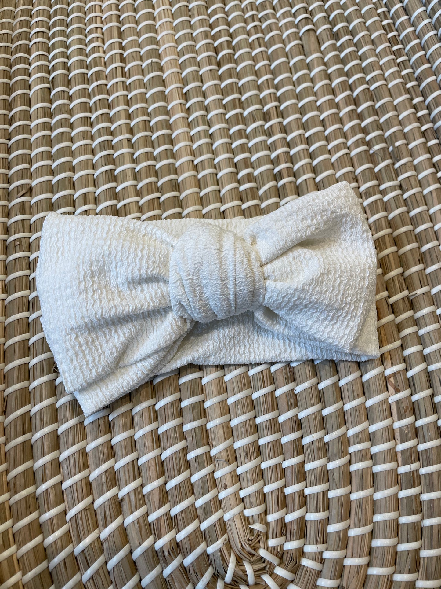 Oversized topknot headband