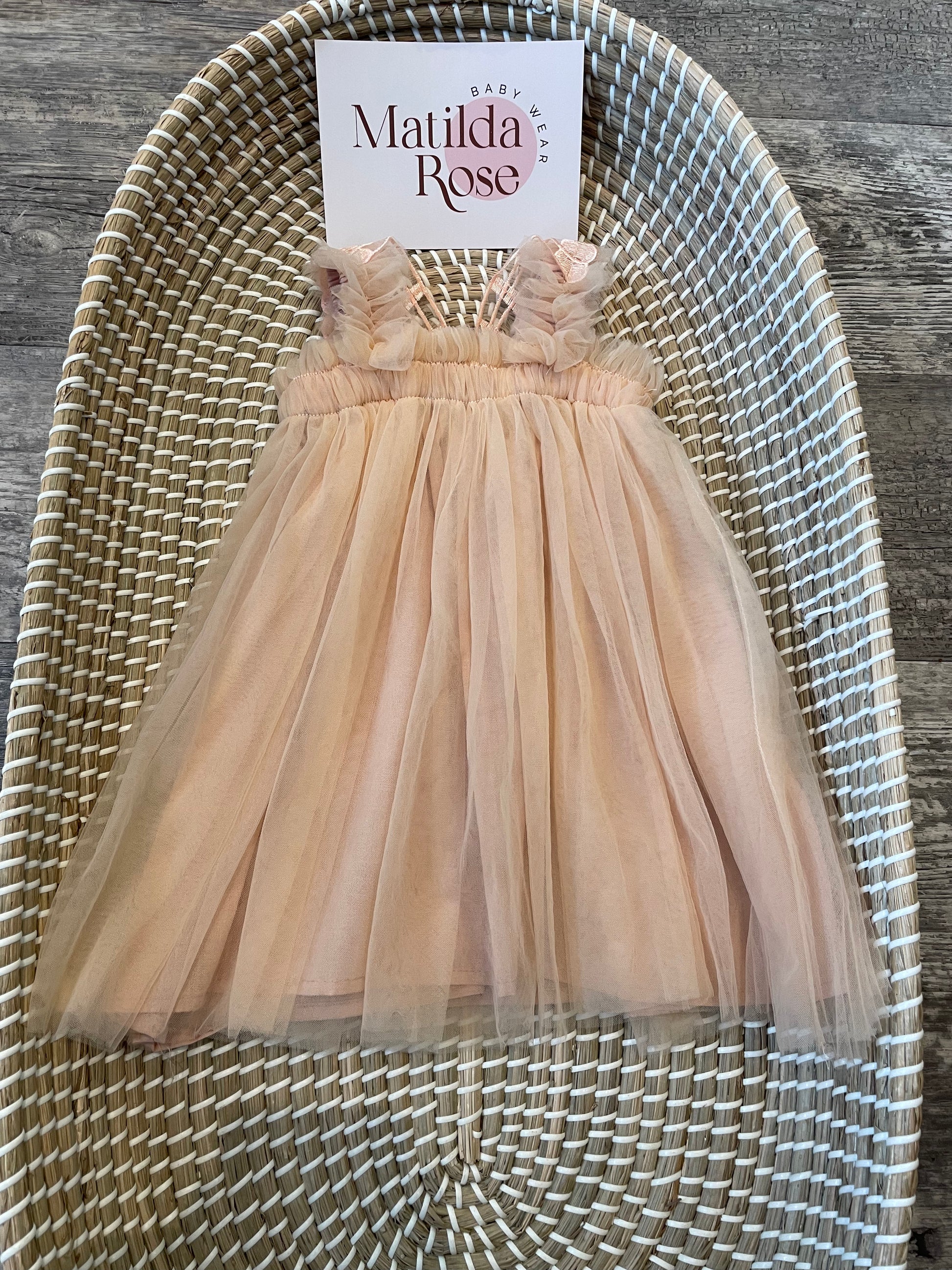 Baby tulle dress sales