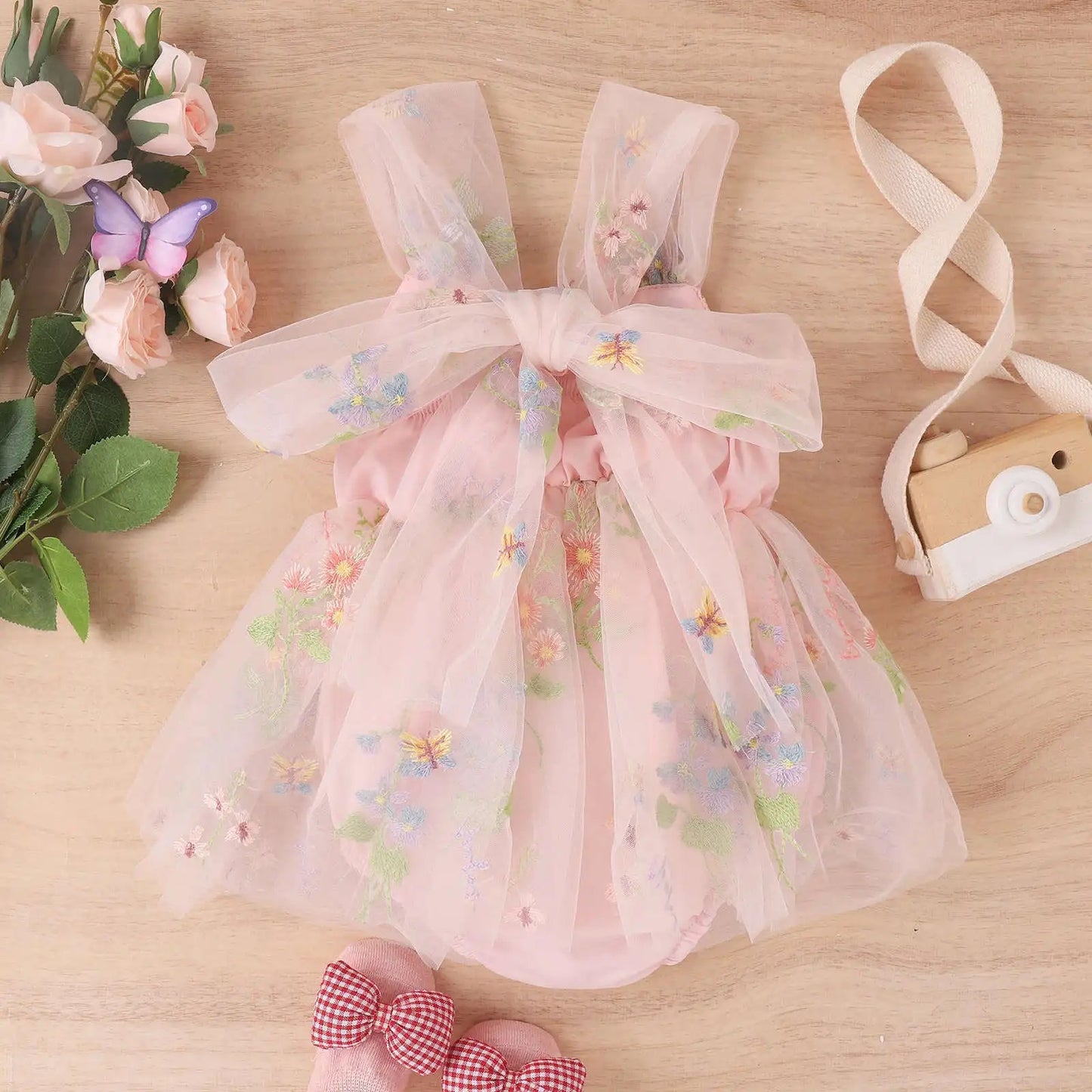 Forget me not romper - Pink