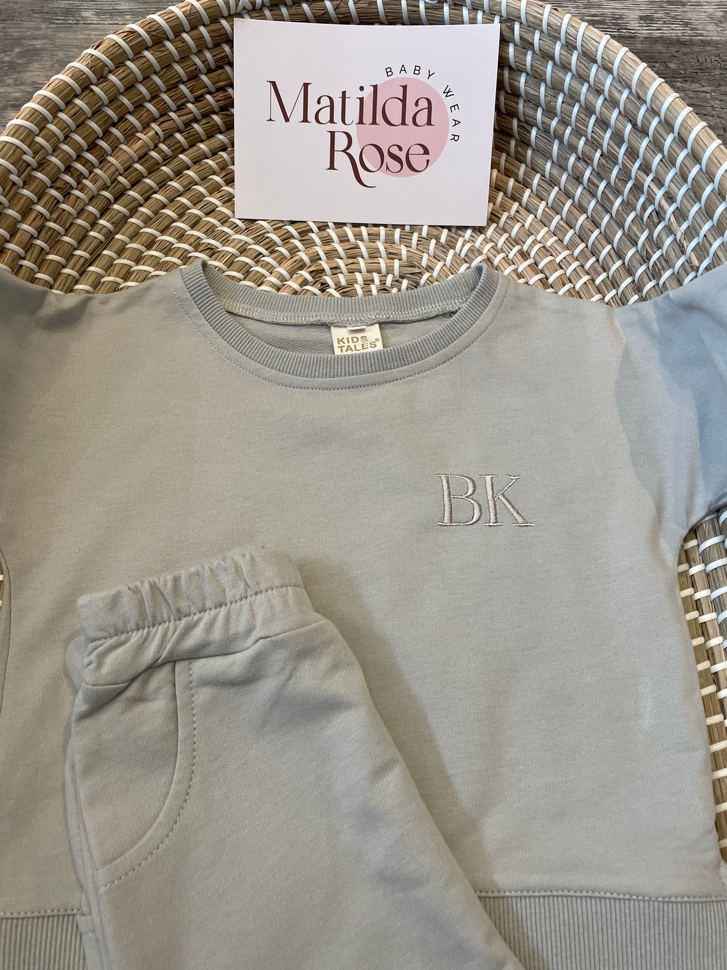 Stone T-shirt and shorts