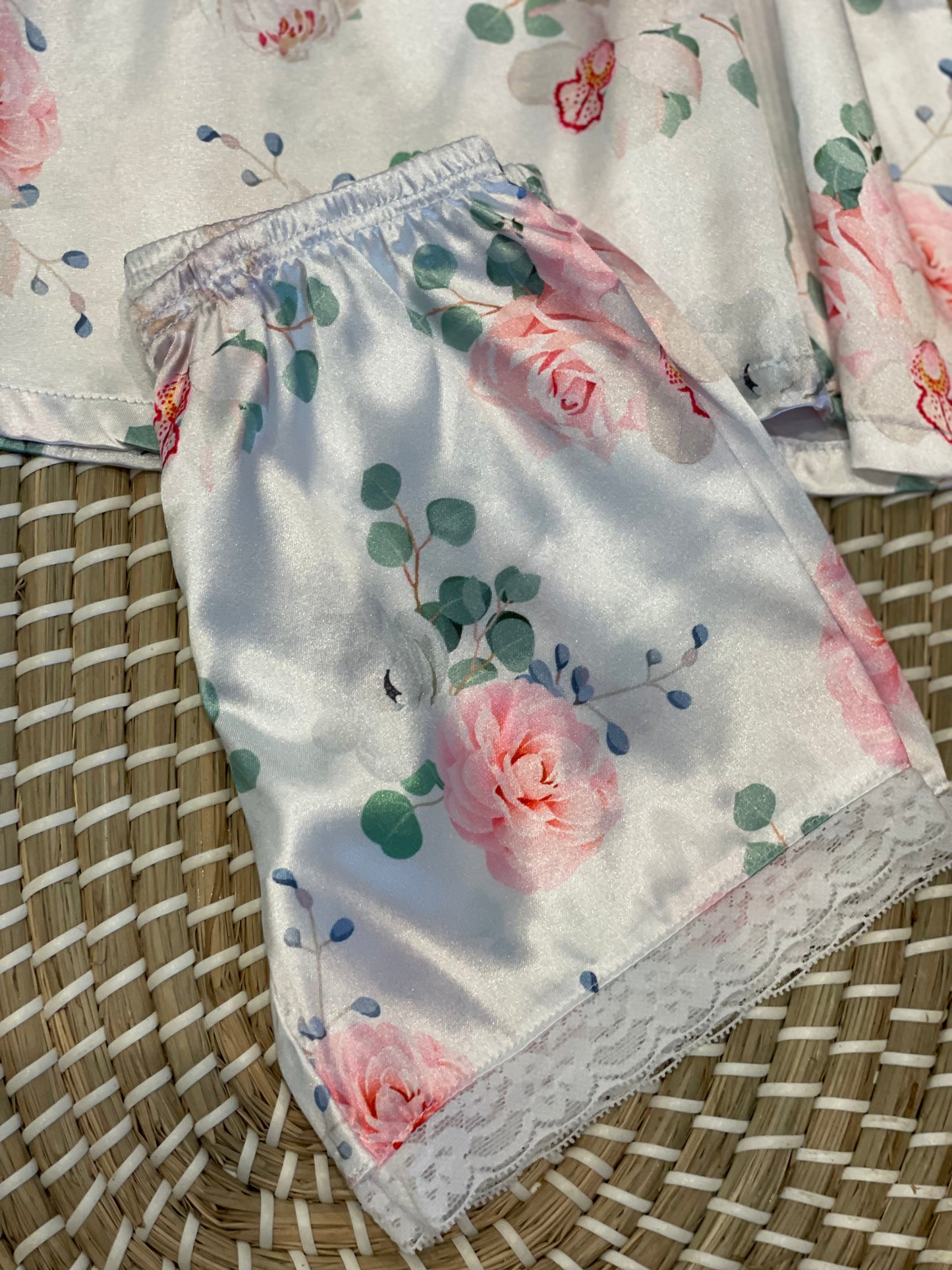 The Camelia Silk Pyjamas Set