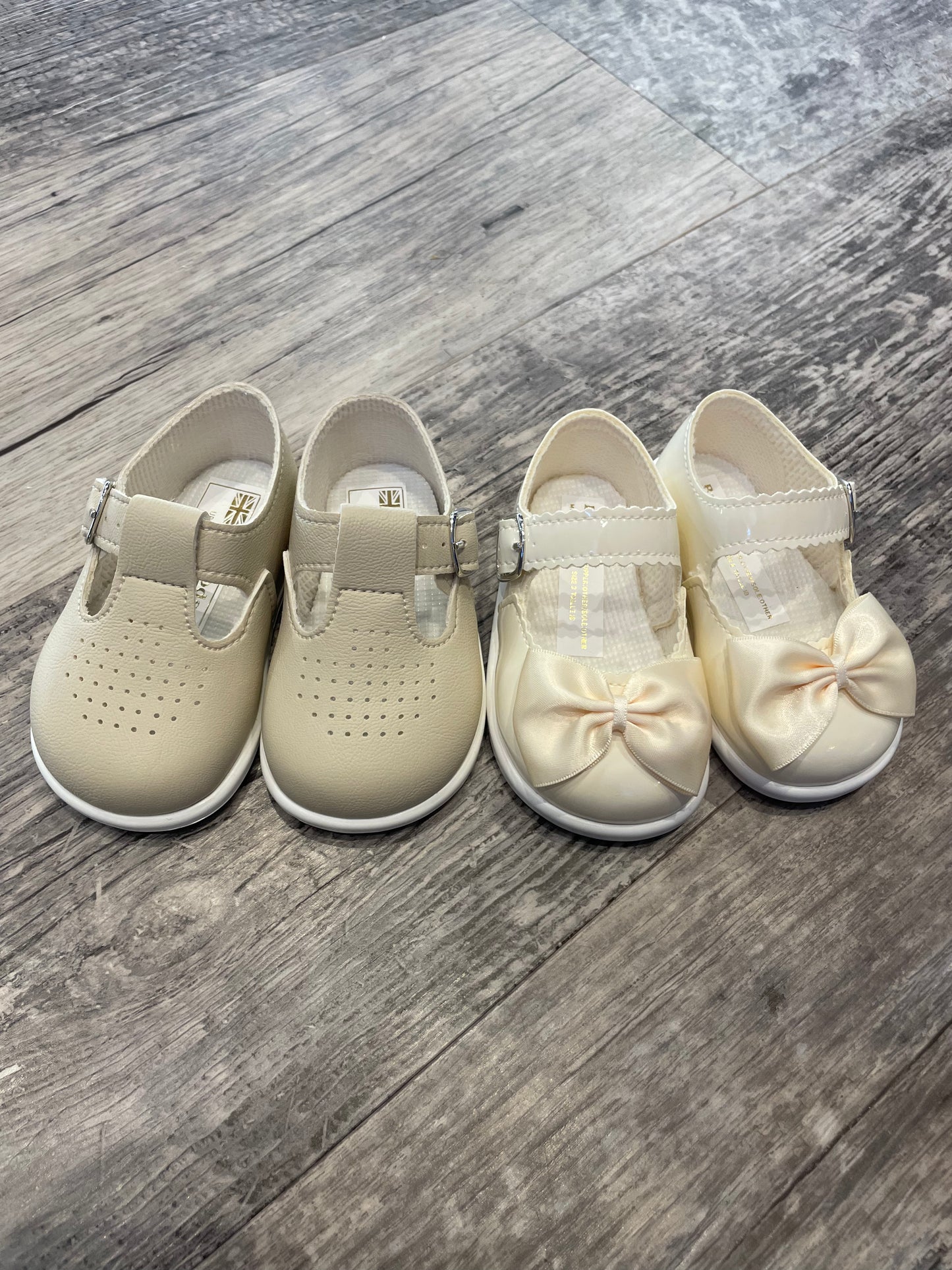Biscuit hard sole shoes
