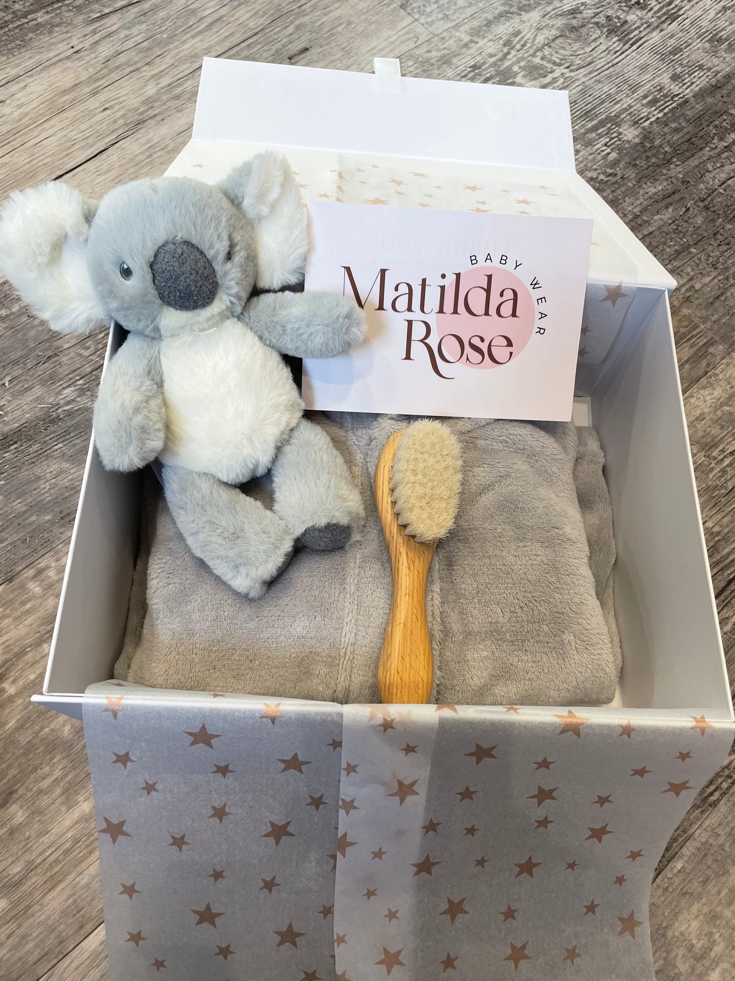 The Personalised dressing gown gift box