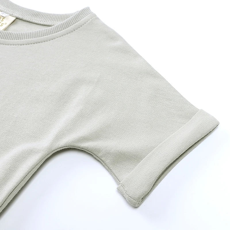 Stone T-shirt and shorts