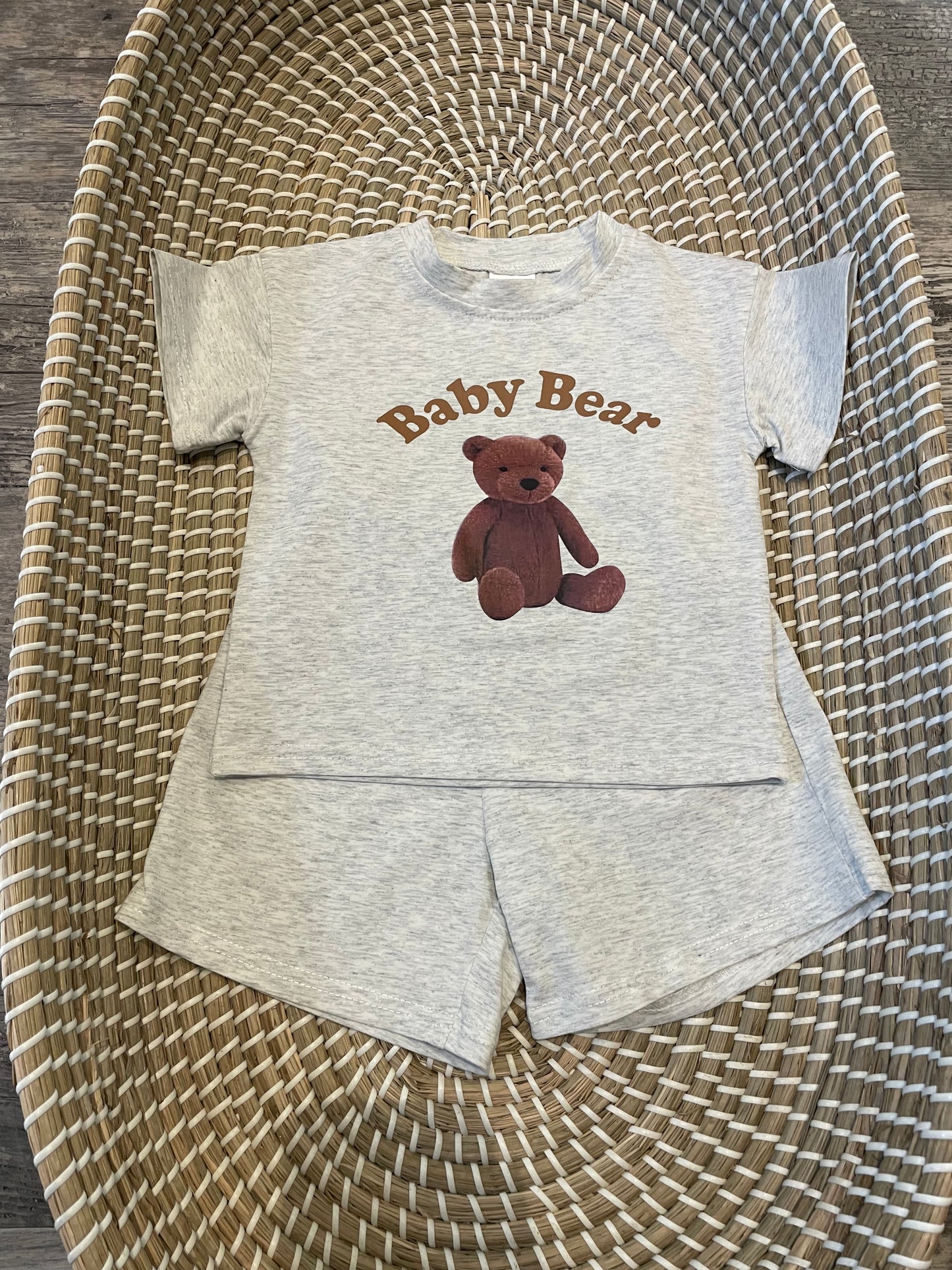 The teddy bear shorts set