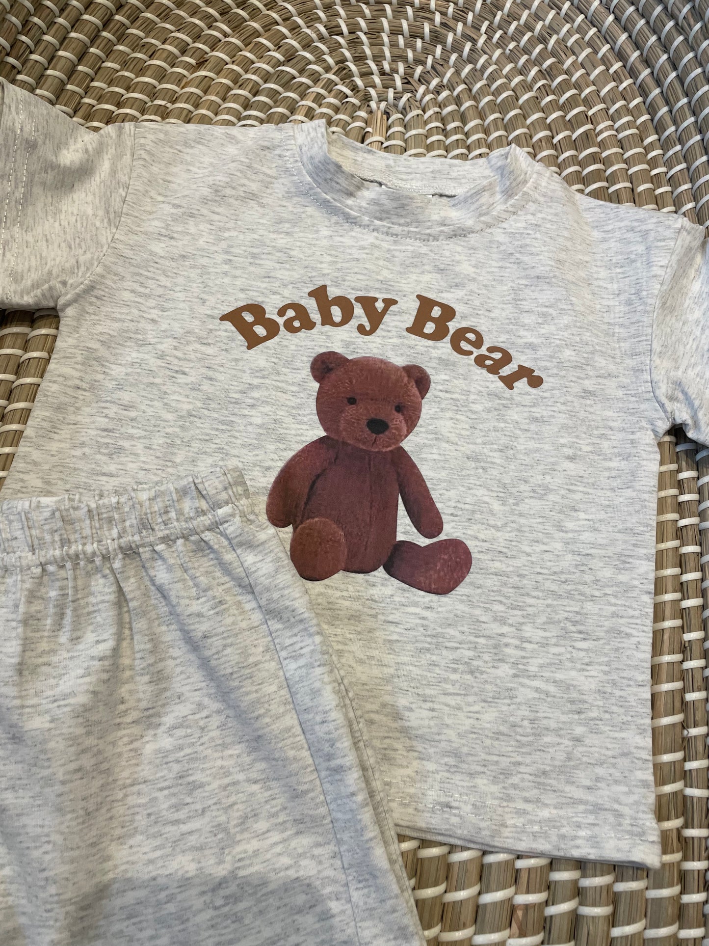 The teddy bear shorts set