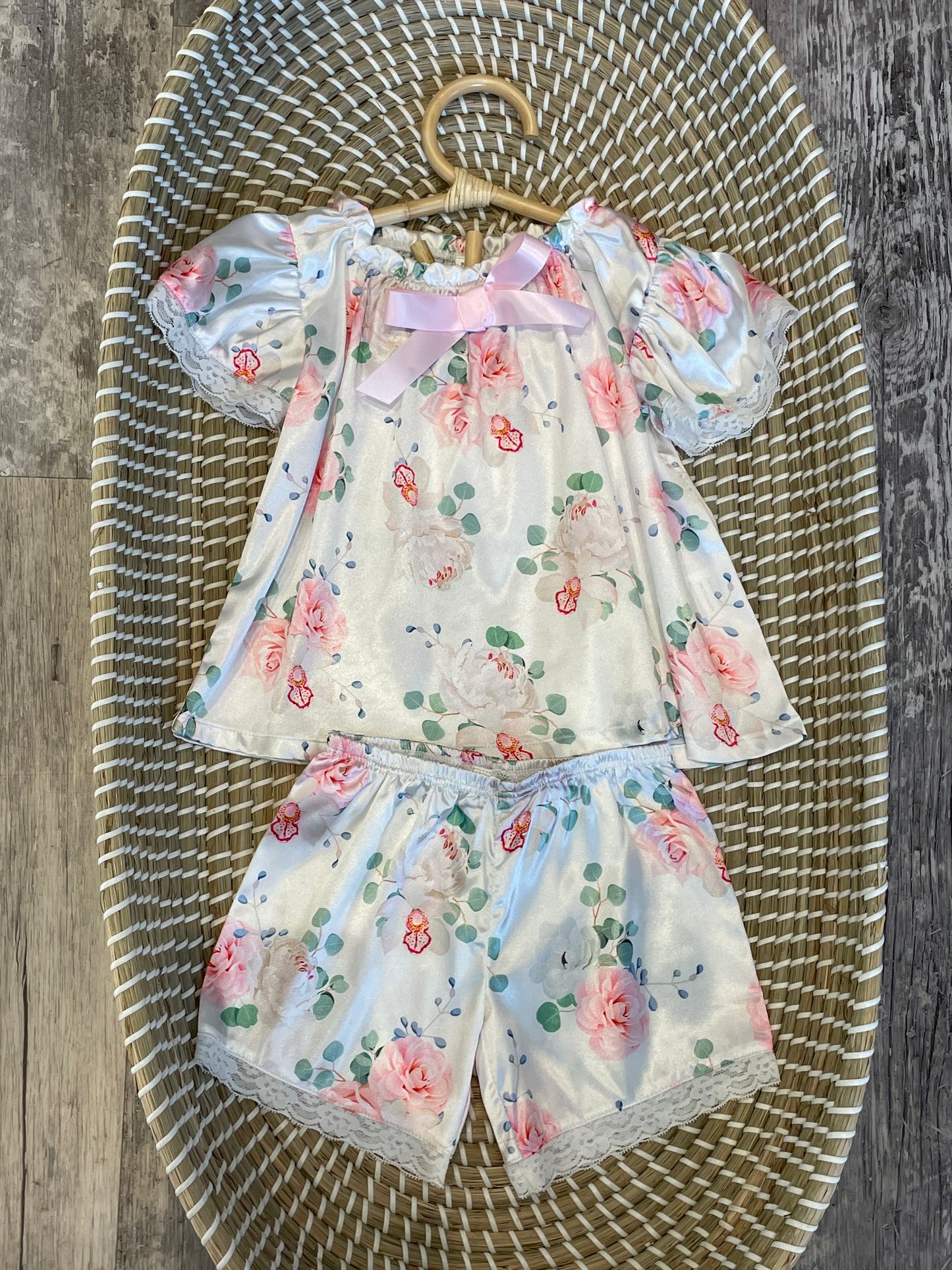 The Camelia Silk Pyjamas Set