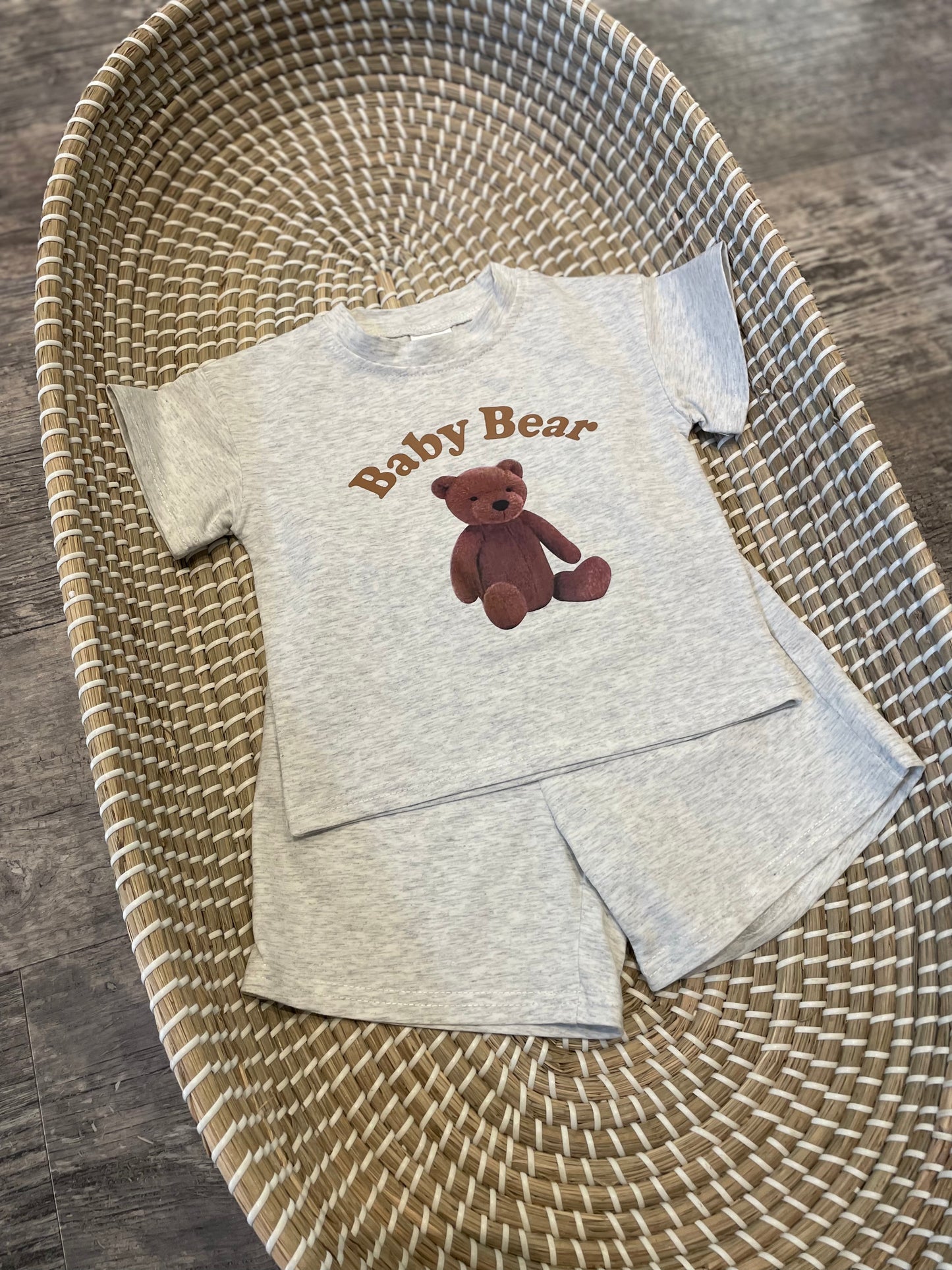 The teddy bear shorts set