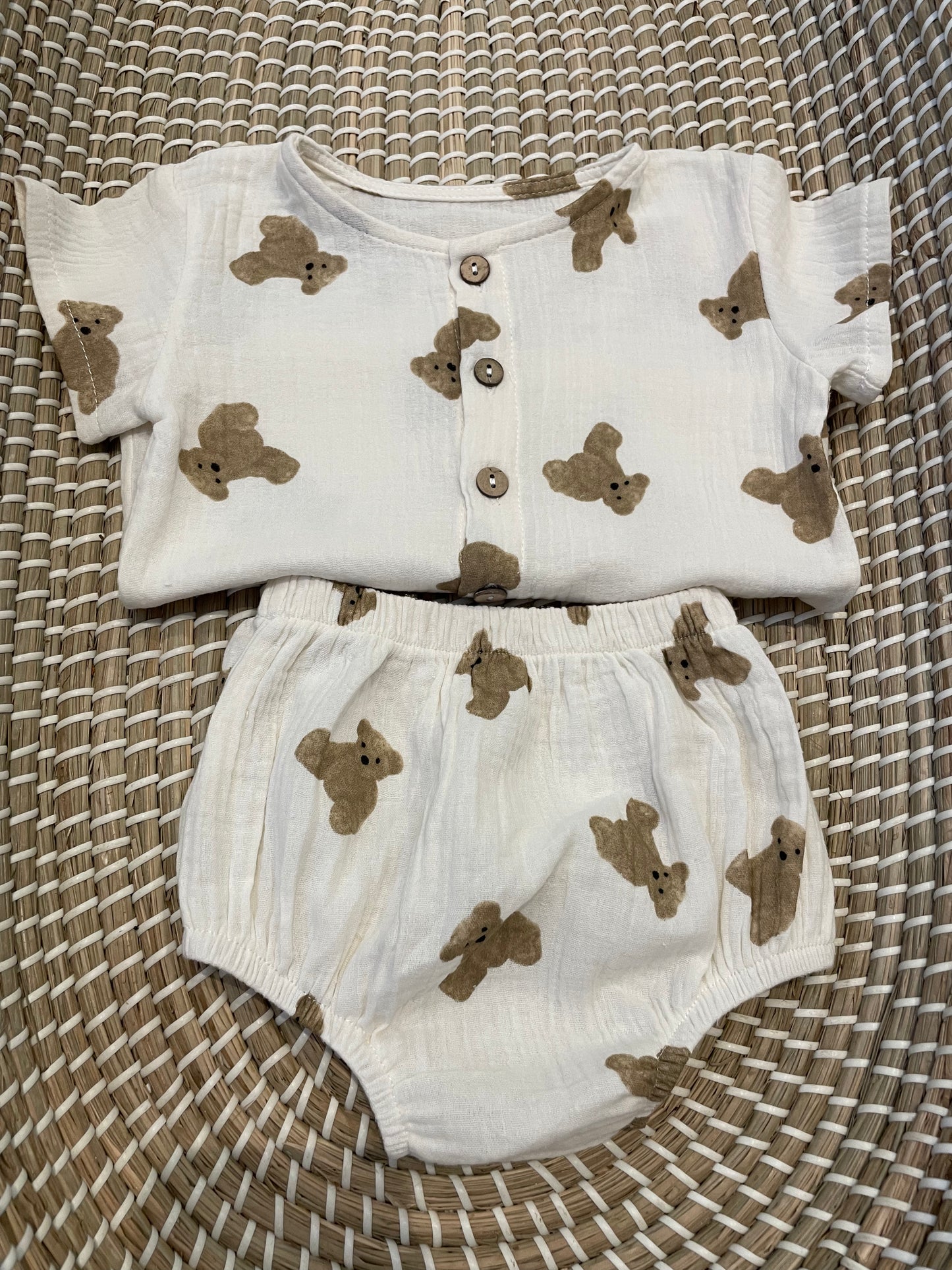 The bear shorts set